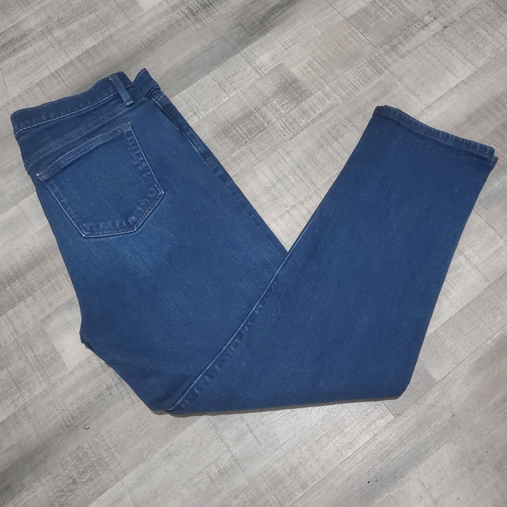 LOFT Modern Skinny Jeans Medium Wash Stretch Denim Mid Rise Size 10 30